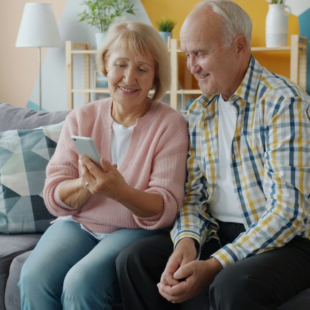 happy old people